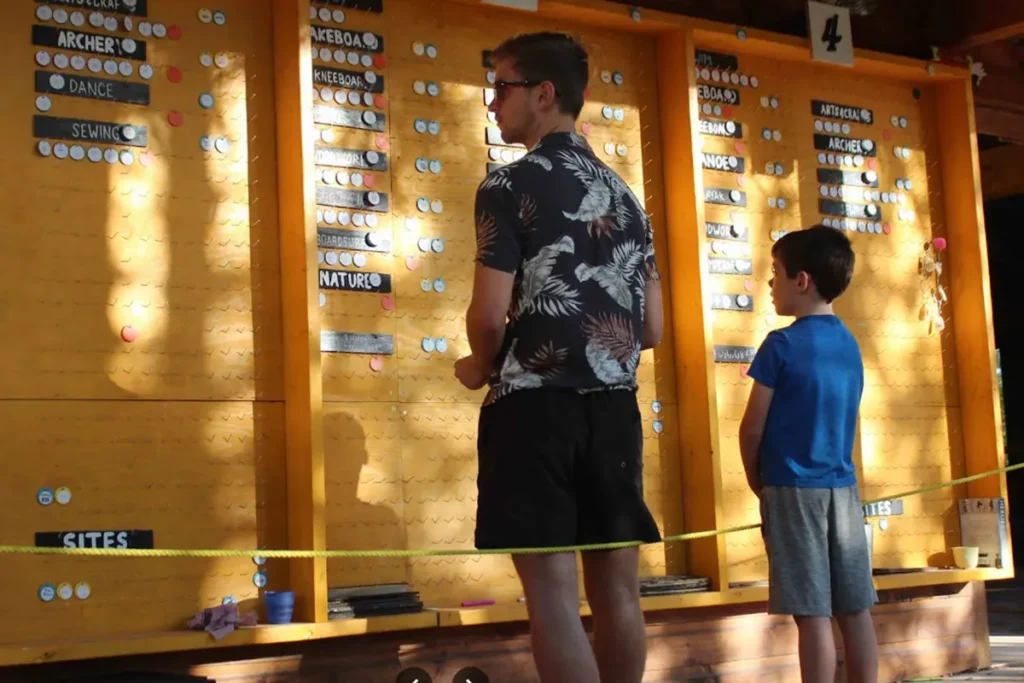 choosing your activities at can aqua summer camp