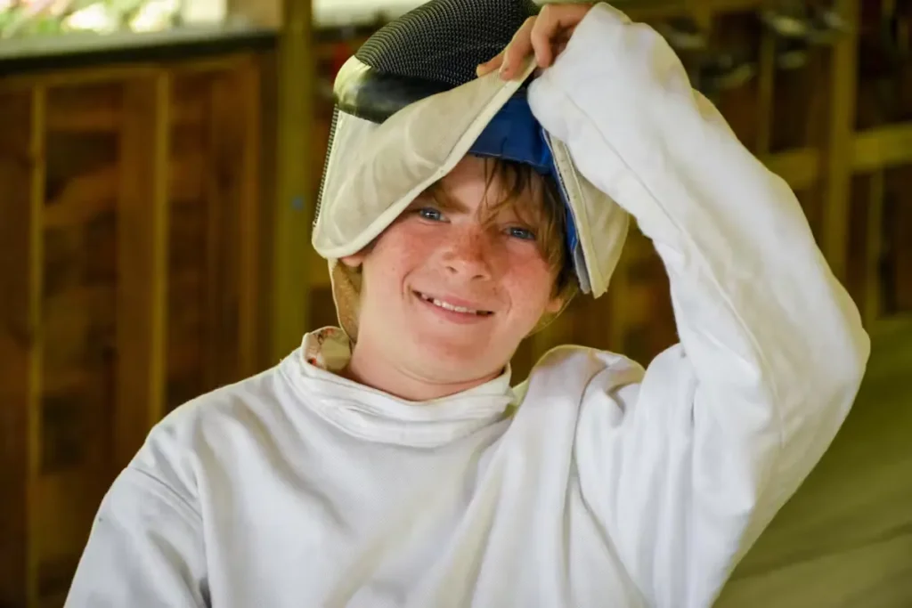 fencing at can aqua summer camp