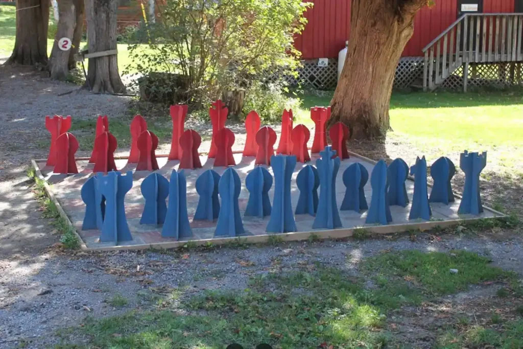 big chess at can aqua summer camp