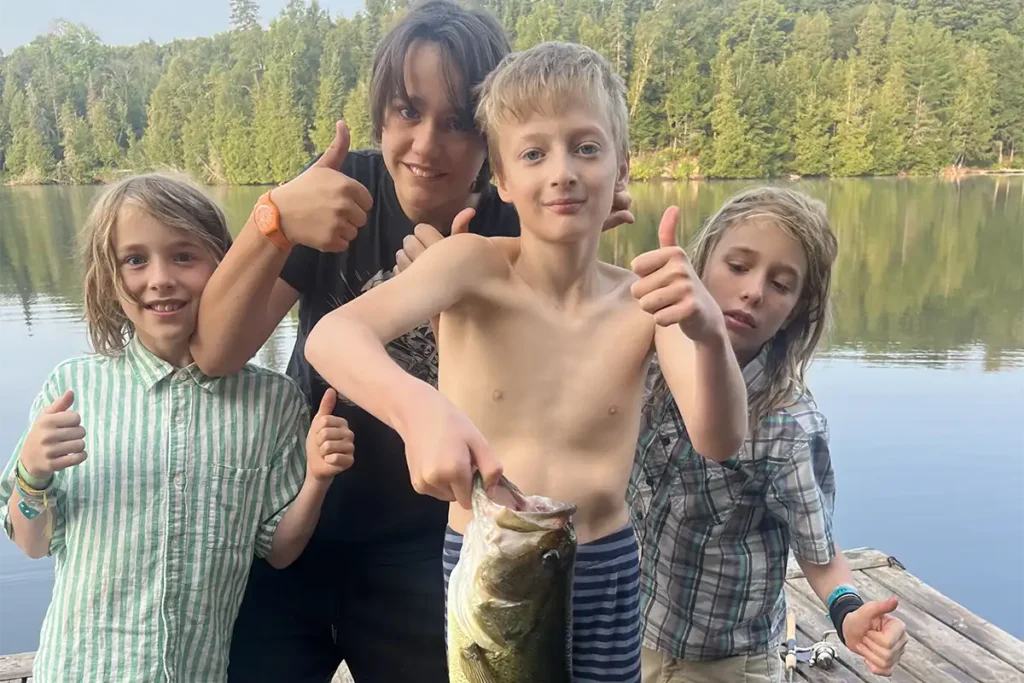 fishing at can aqua summer camp