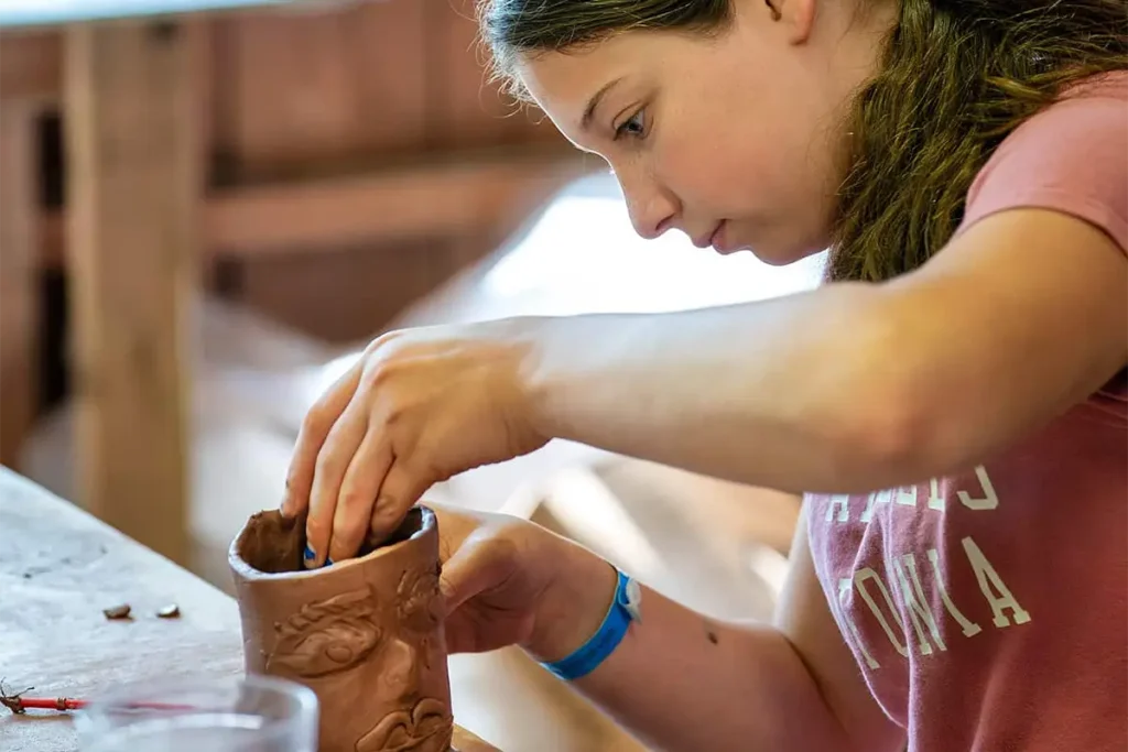 pottery at can aqua summer camp